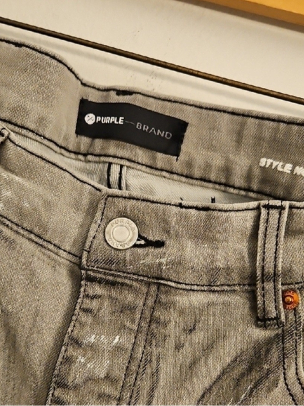 Purple Brand Men’s Slim Gray Jeans